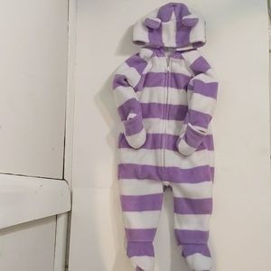Fleece onesie jacket